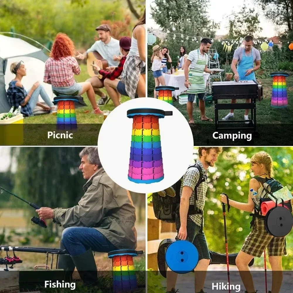 Folding Chair Folding Stool Camping Chair Portable Outdoor Retractable Adjustable Foldable Fishing Beach Chair
