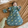 Baby Sleeping Bag Kids Sleepwear Sleeves Removable 0-2 Years Baby Sleepsack 2.5Tog Child Anti-Kick Blanket Quilt 100% Cotton 5