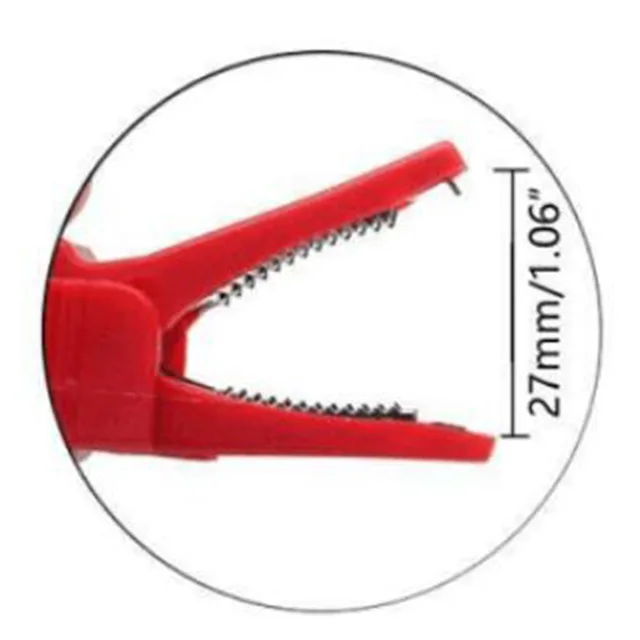 Pinza Cocodrilo de Seguridad Roja 20A 1000V - Cetronic