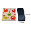 Children Hand Scratch Board 3D Puzzle Baby Montessori Early Education Preschool Matching Game Fruit Cognitive Jigsaw Toy 4