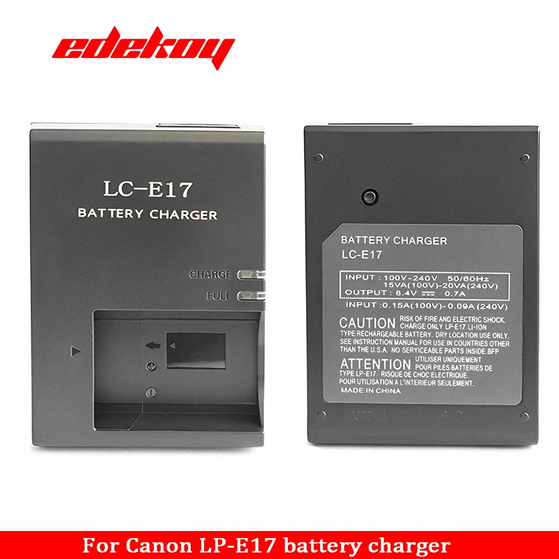 KWTOUL LP-E17 Batterie 1500 MAh Et Chargeur Compatible Avec