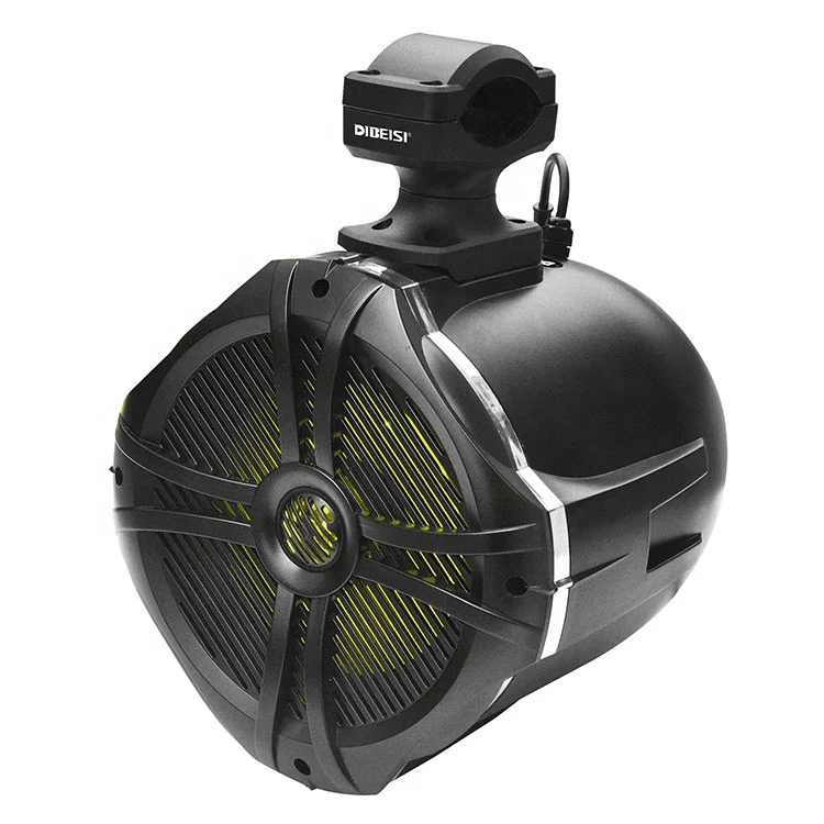 8 Inch Tower 2-Way Mini Box Waterproof Marine Boat Speaker With LED Lights Wakeboard Speaker DBS6570