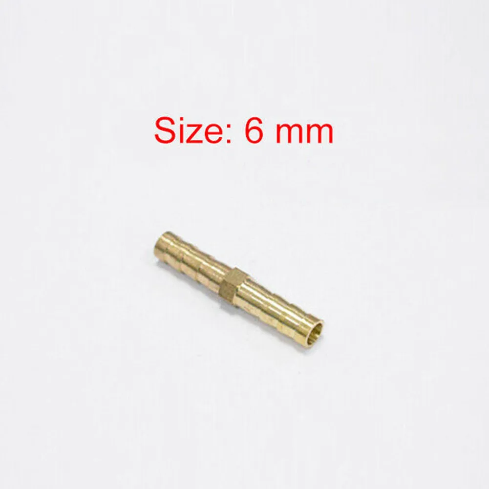 

Pipe Joint 6, 8, 10, 12mm Brass Hose Connector Fittings Straight Connection Connectors For Air, Water, Gas, Oil, Fuel