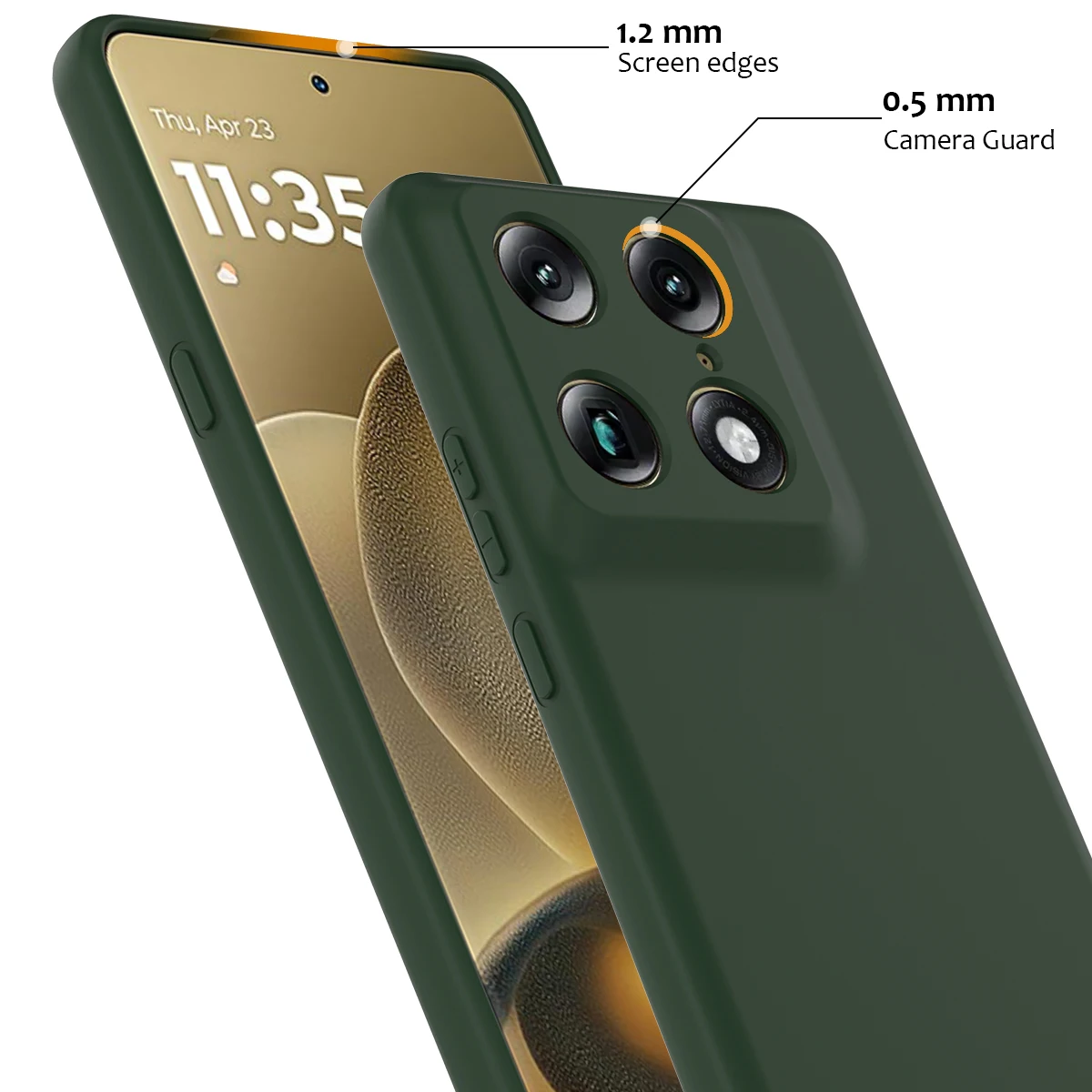 Motorola Signature Fall Protection Liquid Silicone Rubber Case with MagSafe Compatibility
