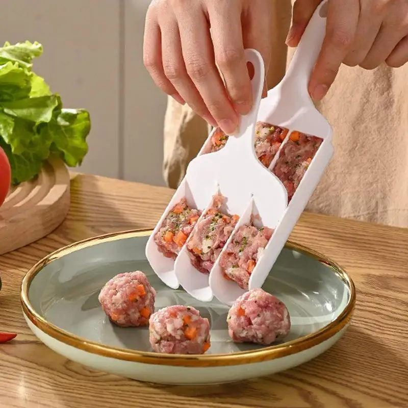 Reusable Meatball Maker With Cutting Spade Creative Meatball Scoop Portable Food-Grade Ice Cream Scoop For Making