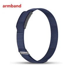 Adjustable Breathable Nylon Fitness Tracker Armbands - Replacement Strap - Amazfit helio (Midnight blue)