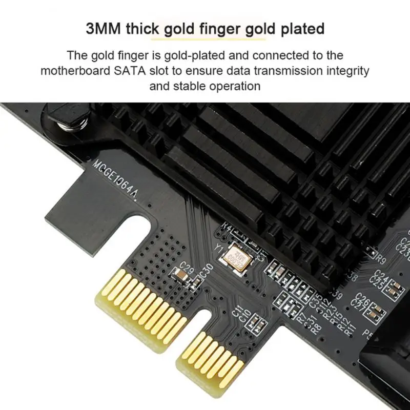 

Контроллер майнинга 6/12/16/20 портов SATA 6 ГБ на PCI Express, плата расширения, преобразователь PCIe на SATA III, переходник PCIE для ПК D