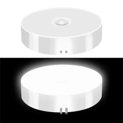 Wireless USB Rechargeable LED Motion Sensor Night Light (White)