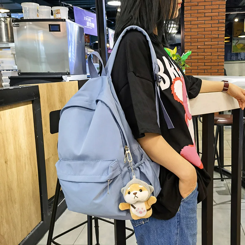 Fashion Backpack Canvas Women Backpack Anti-theft Shoulder Bag New School Bag For Teenager Girls School Backapck Female 3