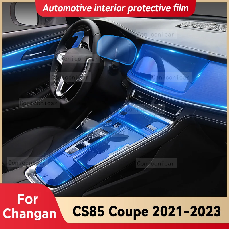 

Для CHANGAN CS85 Coupe 2021-2023 Защитная пленка для экрана автомобильного интерьера центральной консоли защитная пленка против царапин ремонт пленка стикер аксессуары