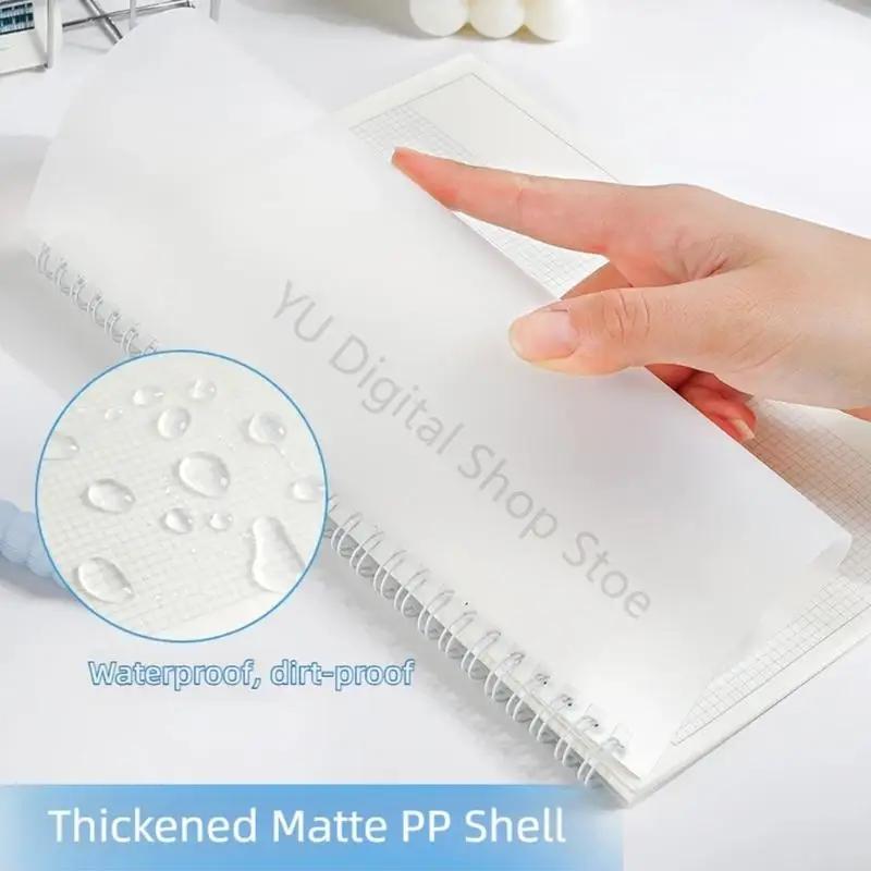 Blocco note 96BA sezionato B5 con rilegatura ribaltabile con 120 pagine per mappe mentali, prendere appunti, - immagine 5