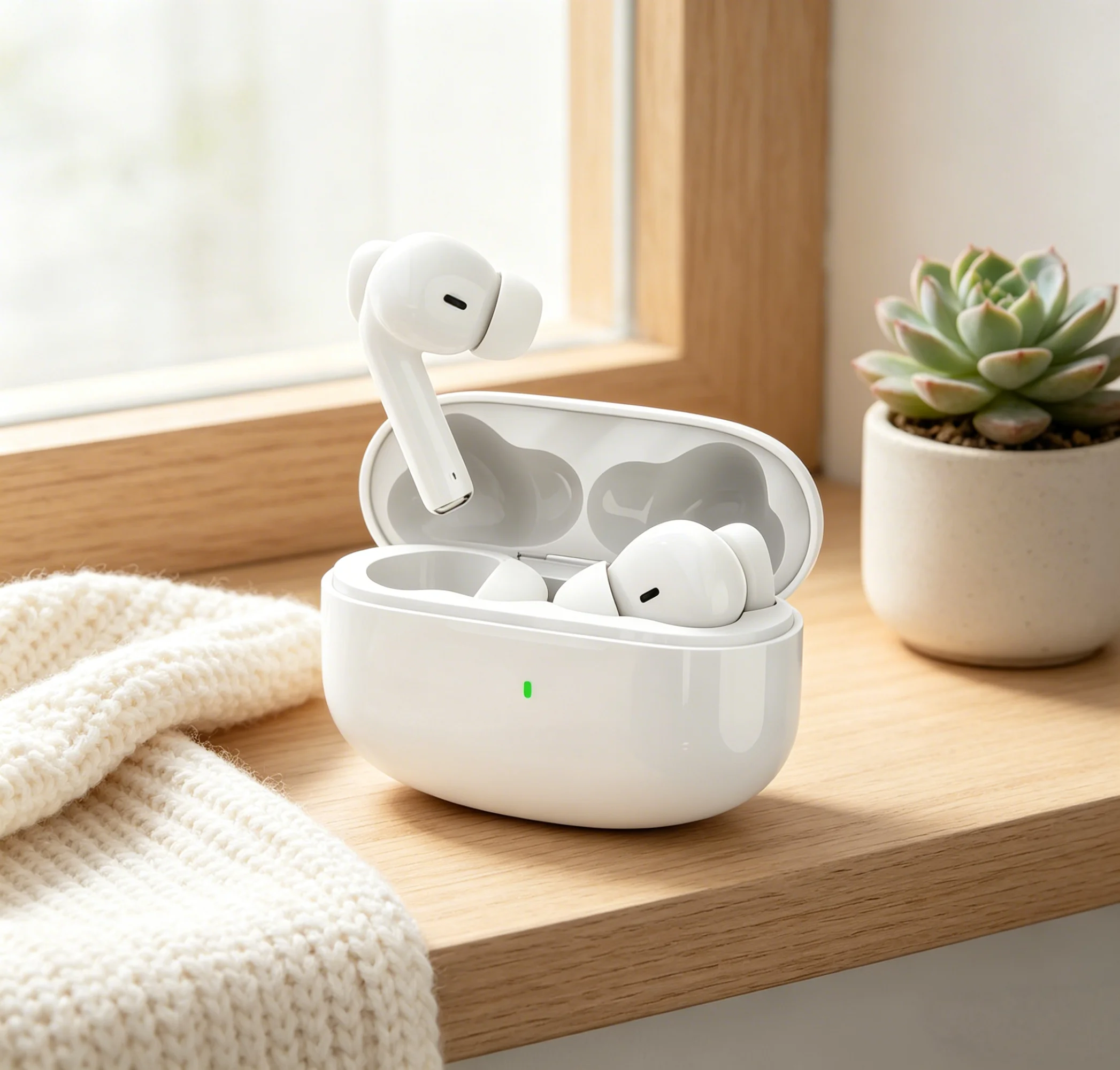 Bluetooth Headphones Wireless Earbuds With Mic Noise Reduction_voghion.com
