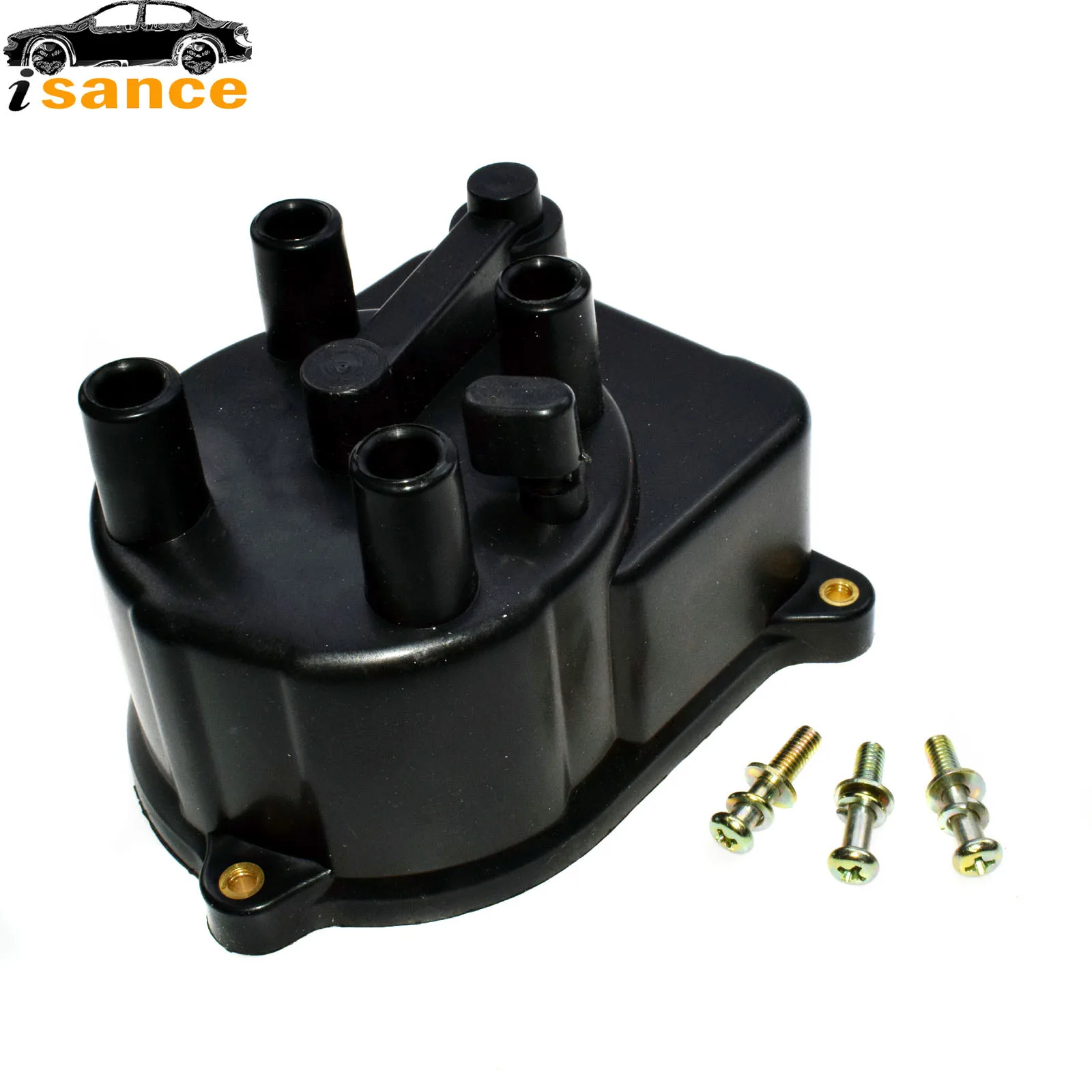 Isance New Distributor Cap Distributor Rotor For 1996-2000 Honda Civic CX DX EX LX 1.6L 30102P54006 30103P08003