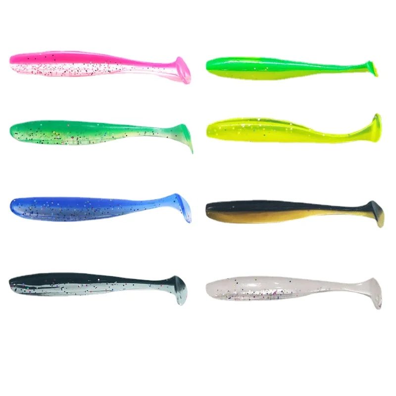 Рыболовные приманки 10 шт./лот 55 мм мягкая резиновая приманка джиг-воблер червь