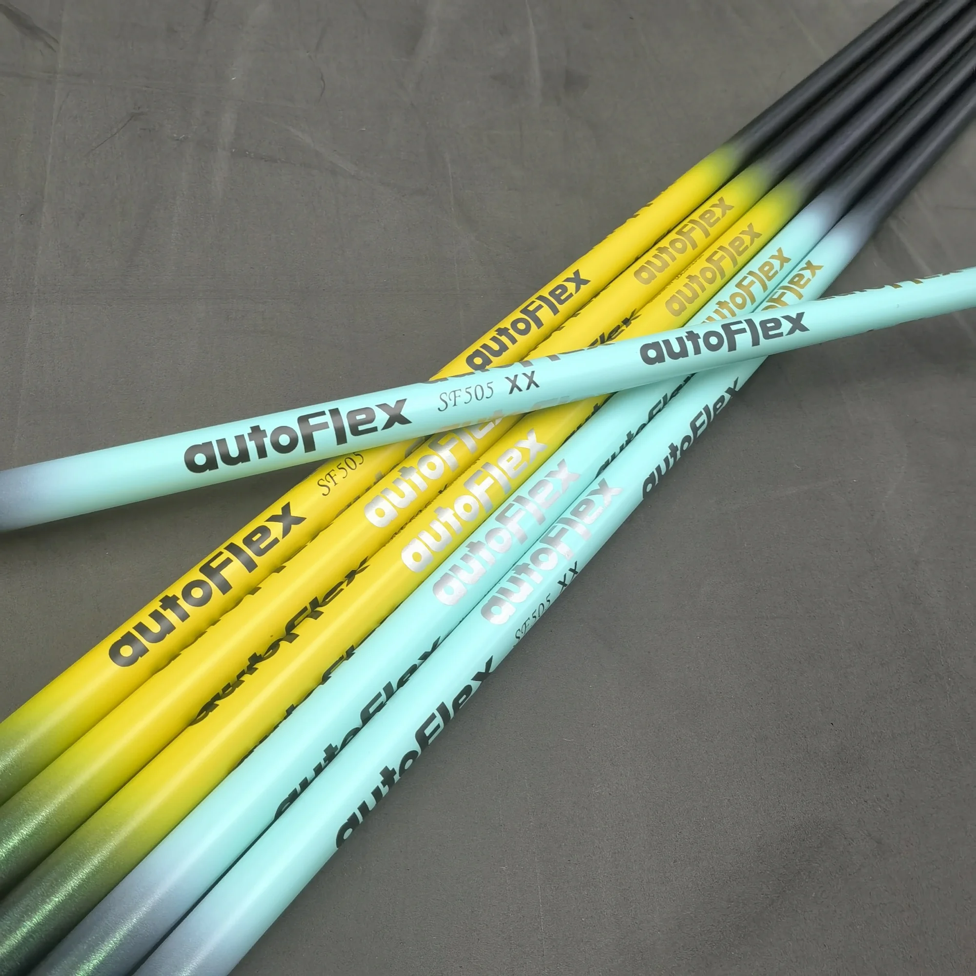 Golf Driver Club Shafts Auto Yellow Golf Shafts SF505xx/SF505/SF505x Flex Graphite Shaft Free Assembly Sleeve And Grip