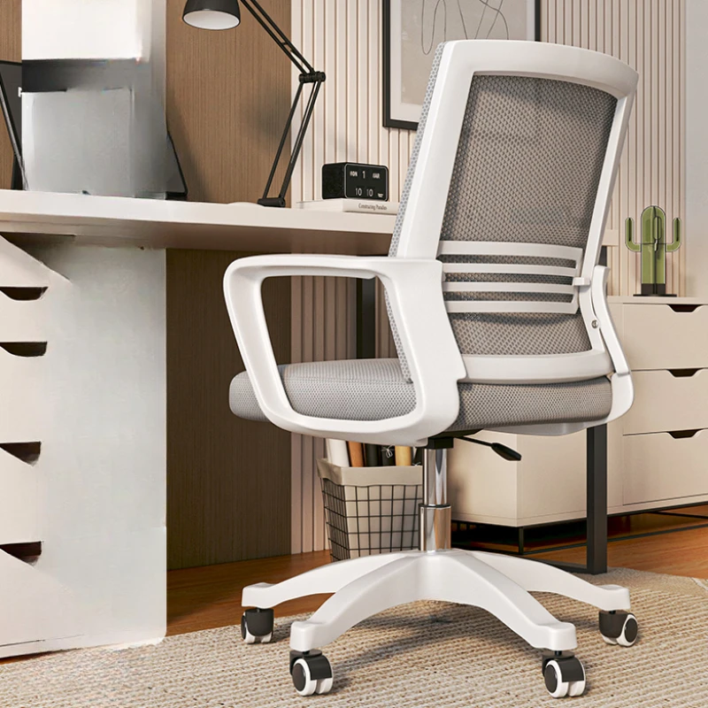 Comfortable Comfy Mesh Office Chair Gaming Rotating Ergonomic High Back Office Chair Computer Comfy Chaise De Bureaux Ornament rotating ornament multi layer plastic large capacity desktop jewelry case women jewelry box storage box jewelry organizer