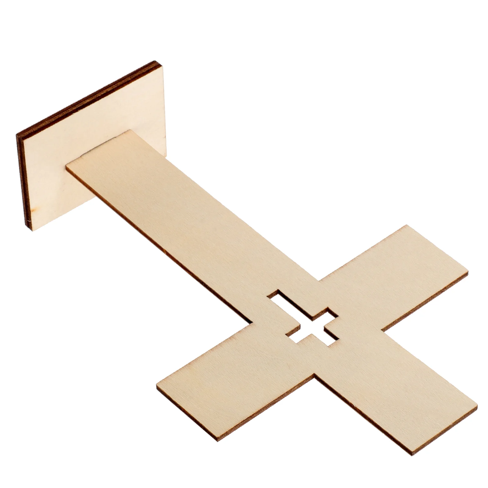 

10Pcs Wooden Cross Garniture Wooden Cross Decor Cross Figurine Decorative Cross Craft