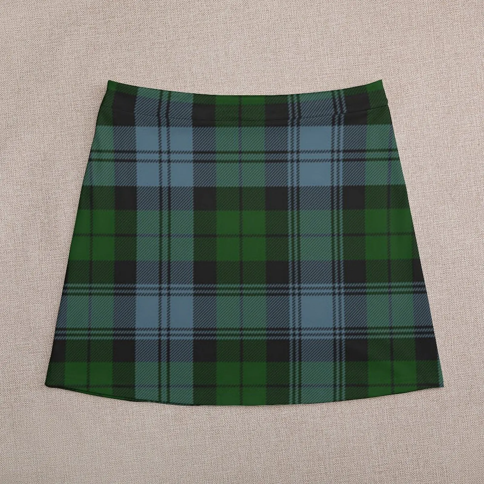 Sutherland District Tartan Mini Skirt Summer skirt extreme mini dress