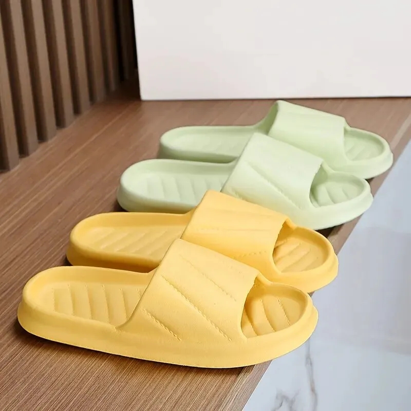 Women Slippers Sandals Lightweight Summer Indoor Non-slip EVA Soft Sole Couple Home Slides Leisure Shower Shoes