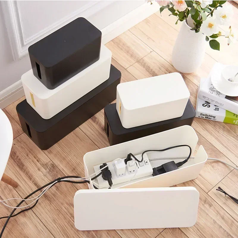 Cable Storage Box and Wire Management Organizer