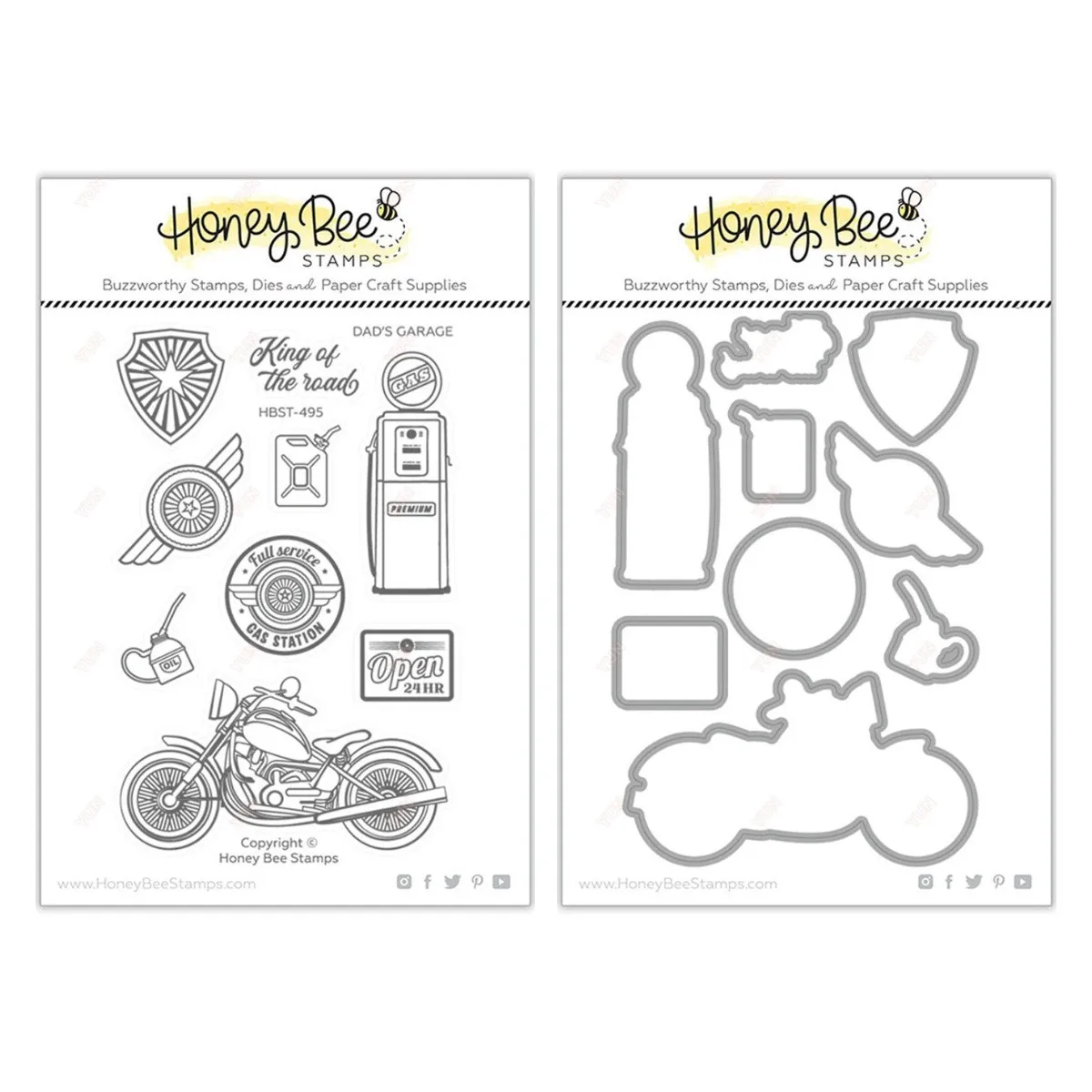 

New Dad's Garage Metal Cutting Die Scrapbooking Decorative Stamps Stencil DIY Gift Card Craft