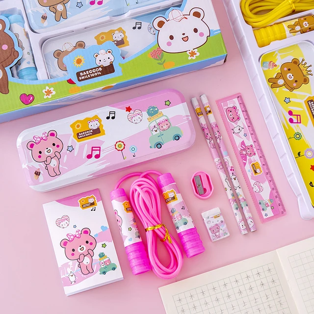 Wholesale 9pcs/box Students Cute Stationery Set