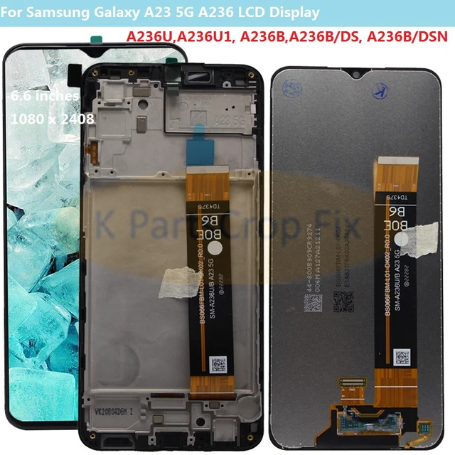 ECRAN COMPLET avec CHASSIS pour SAMSUNG GALAXY A23 5G SM-A236B