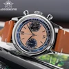 ADDIESDIVE Men watches Quartz Wristwatch Sport waterproof 100m Chronograph AR Coating VK64 Movement Retro Leather Watch New 2