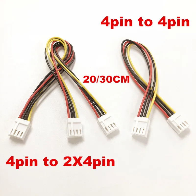 

500pcs ITX FDD Floppy 4Pin Female 2.54mm to 2X4Pin Female dual 4Pin small 4pin Converter power supply Leads Cable Y Splitter