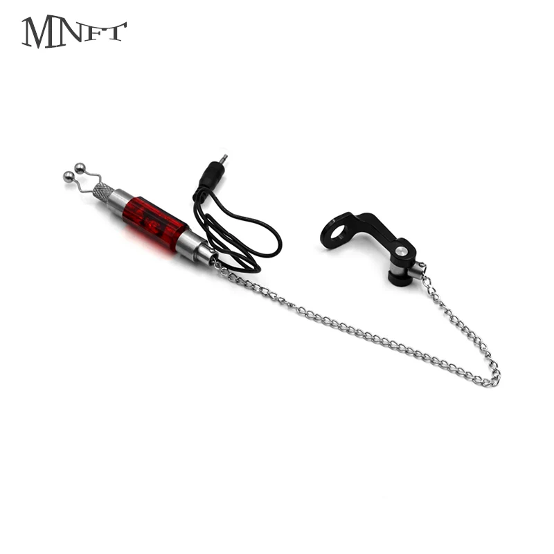Support indicateur LED MNFT en fer pour alarme pêche carpe - Accessoire durable et éclairé pour pêche