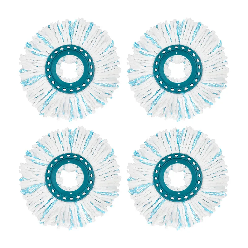1/3/4PCS Microfiber Replacement Head Hands-free Rotating Mop Cloth for Leifheit Heads Clean Disc Mop Micro Cleaner Pad Microfiber Mop Pad