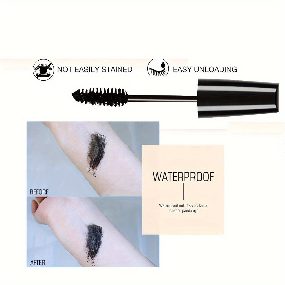 Thick black curly eye black eyeliner waterproof sweat resistant durable eyeliner eye combination