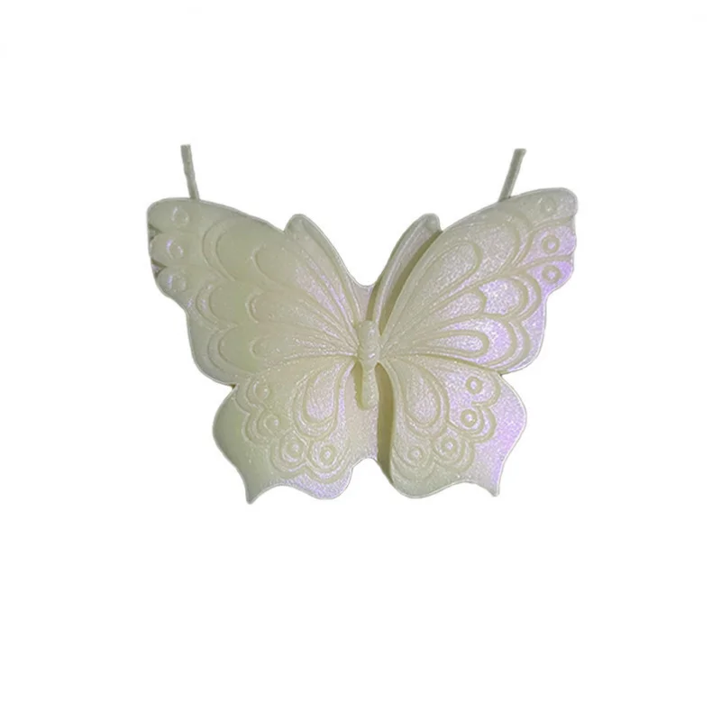Sexy Low Temperature Candles Gilding40DegreesmColorful Gilding Butterfly Tearable Wax Drip Adult Sex Training Props