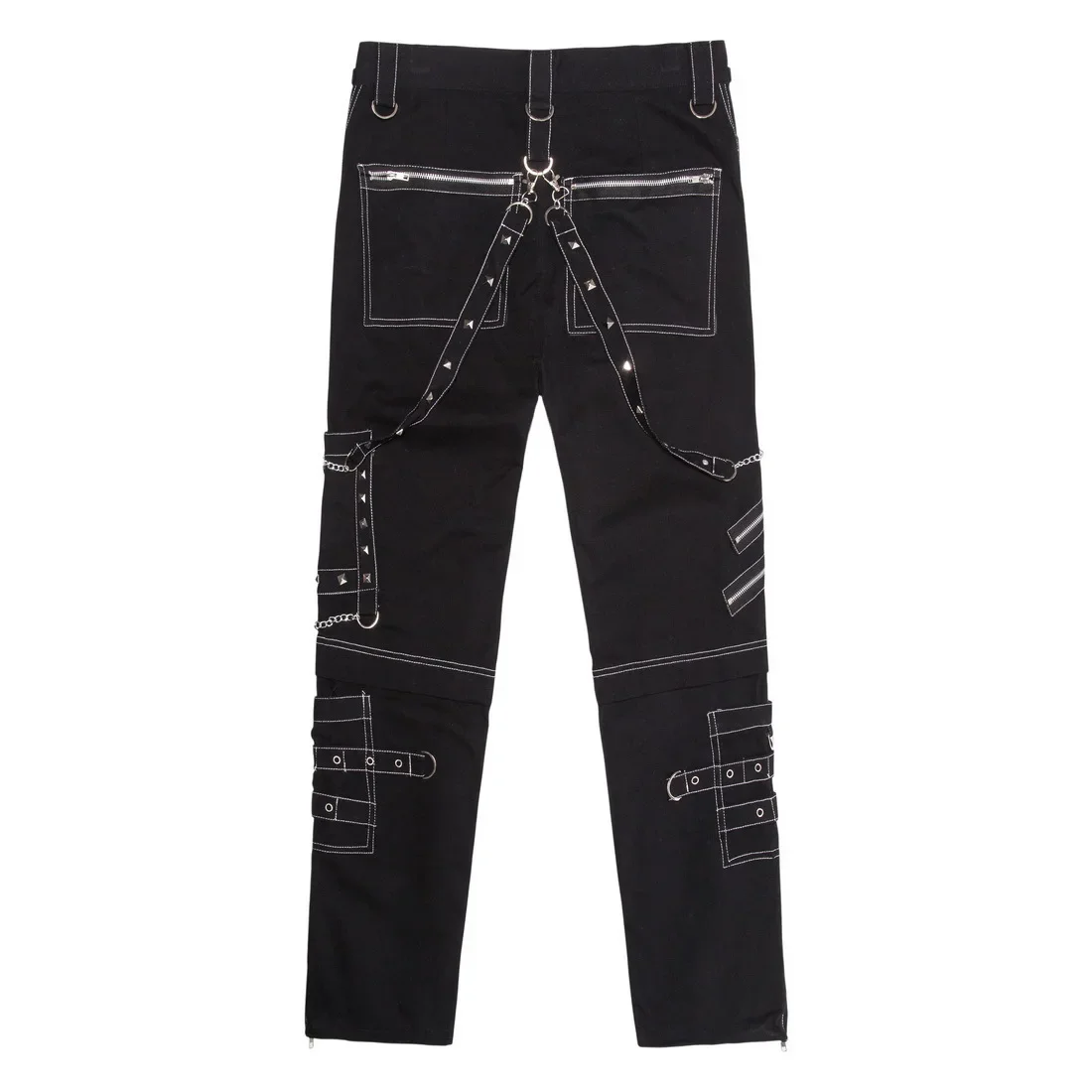 Fashion Pants Men Gothic Pants Punk Rock Bondage Pants Foreign Trade Personality Casual Trousers