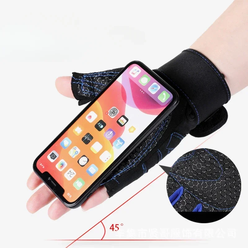Gym Gloves for Men Women Fitness Weight Lifting Wristband Gloves Body Building Training Sports Exercise Cycling Glove Shockproof cycling gloves gym gloves