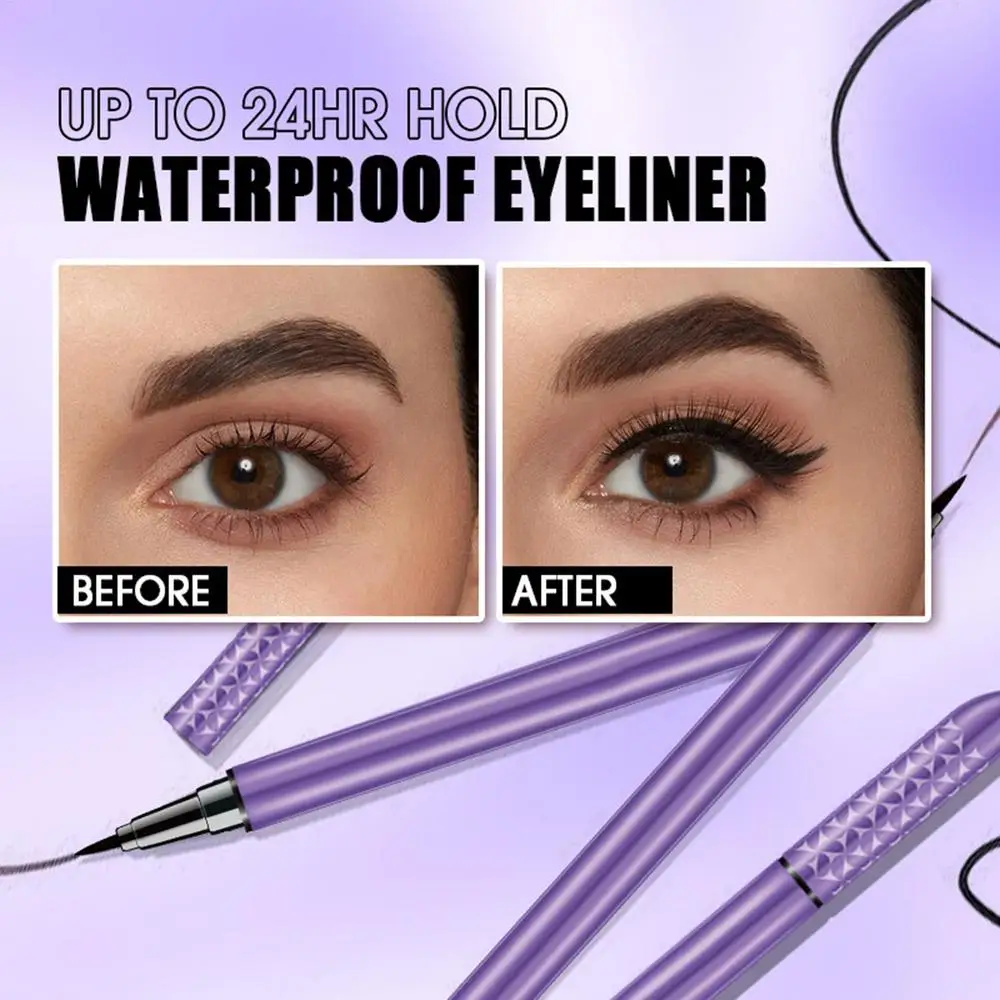 Liquid Eye Liner Smudge-proof Eyeliners Pencil Waterproof Fine Tip Brush Long-Lasting Makeup Pencil High Pigmented Eye Liners