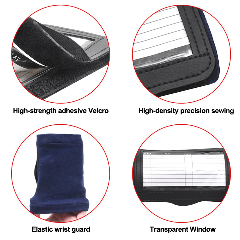 1PC Football Training Tactics Clipboard Cover Wrist Sleeve Tactics Board for Players Wrist Map Holder Pouchrugby League