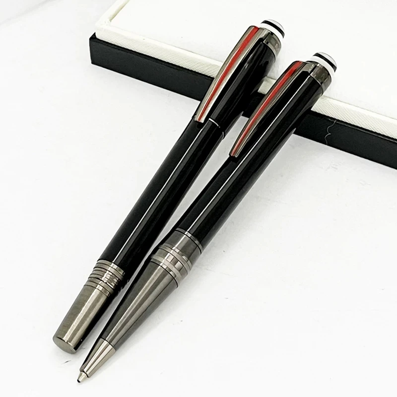 

Luxury Urban Speed Rollerball Ballpoint Pen Mont Clip With Red Line PVD-plated Fittings MB Office Supplies Christmas Gift