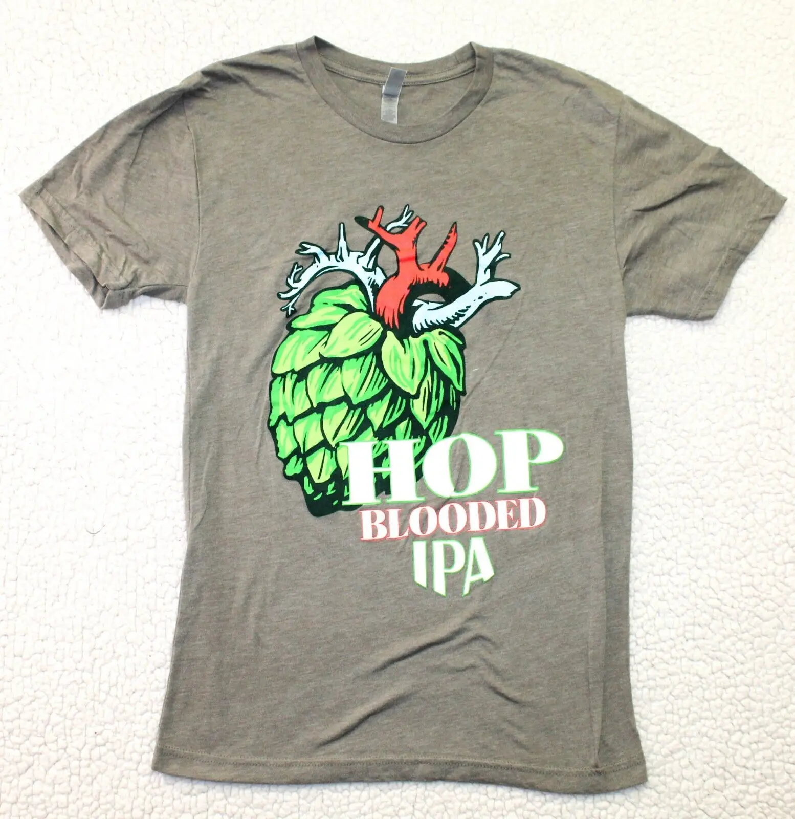 Мужская футболка с надписью «IPA Beer» в стиле хоп с изображением коричневого маленького плача и орла с длинными или короткими рукавами