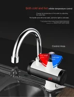 Robinet d'eau électrique chauffe-eau instantané cuisine robinet chaud chauffage 220V robinet de chauffage radiateurs instantanés 3
