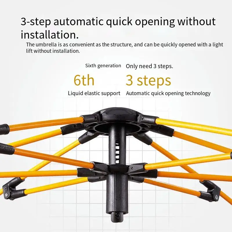 3-4 Person Outdoor Folding Tent Quick Automati Opening Self-driving Wild Camping Tent Waterproof Sunscreen Portable