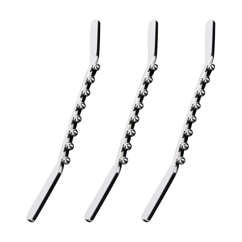 

8 Beads Stainless Steel Gua Sha Therapy Massage Stick Fat Burner Anti Cellulite Trigger Point Full Body Relaxation Slimming Tool