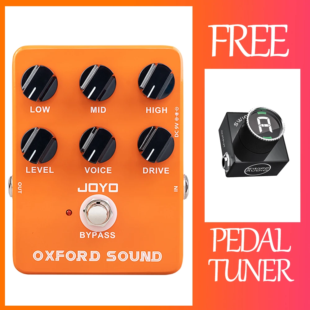 

JOYO JF-22 Oxford Sound Clean Distortion Guitar Effect Pedal True Bypass 70's Classic British Rock Guitar AMP Simulation Pedal