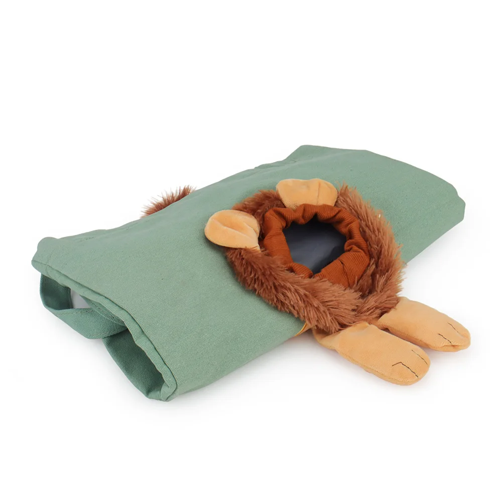 Cat Carriers Bag Canvas Pet Bag Outgoing Travel Mini Dog Handbag Portable Breathable Cute Lion