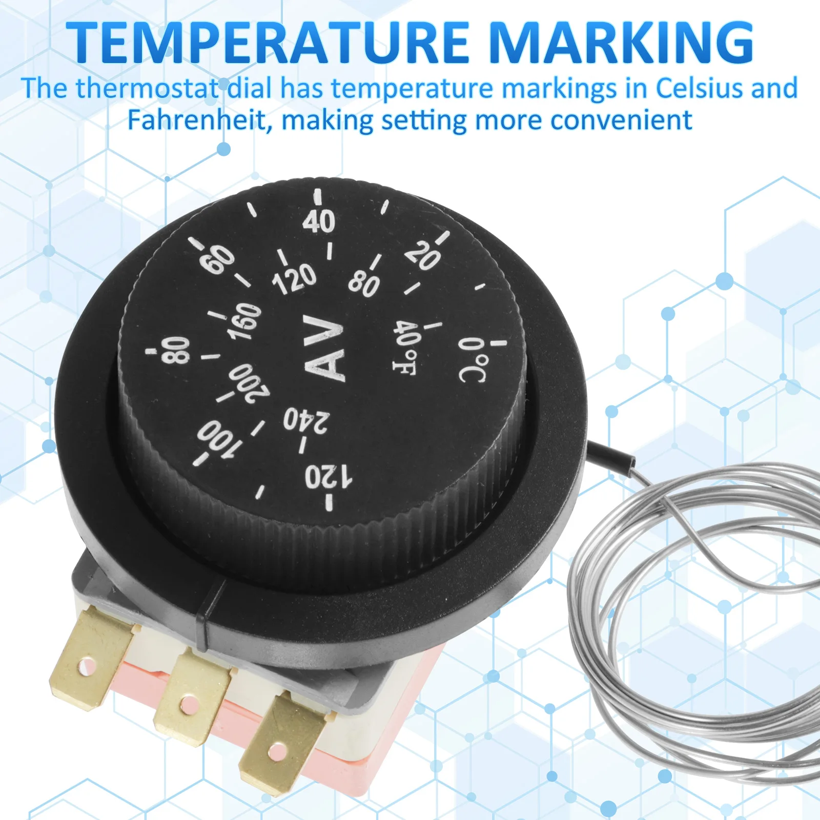 Car electric fan car fan radiator fan thermostat controller kit 12V adjust 3Pin fan relay wire with 40A automatic relay 30A circuit breaker