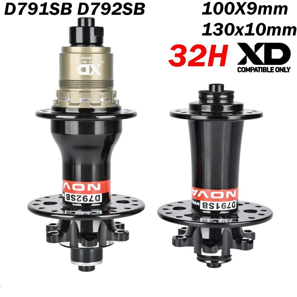 NOVATEC Micro moyeu cannelé 32 trous vtt MS Cubes axe Boost 12 vitesses moyeux de VTT pour vélo Shimano M6100 M7100 M8100 12S  18