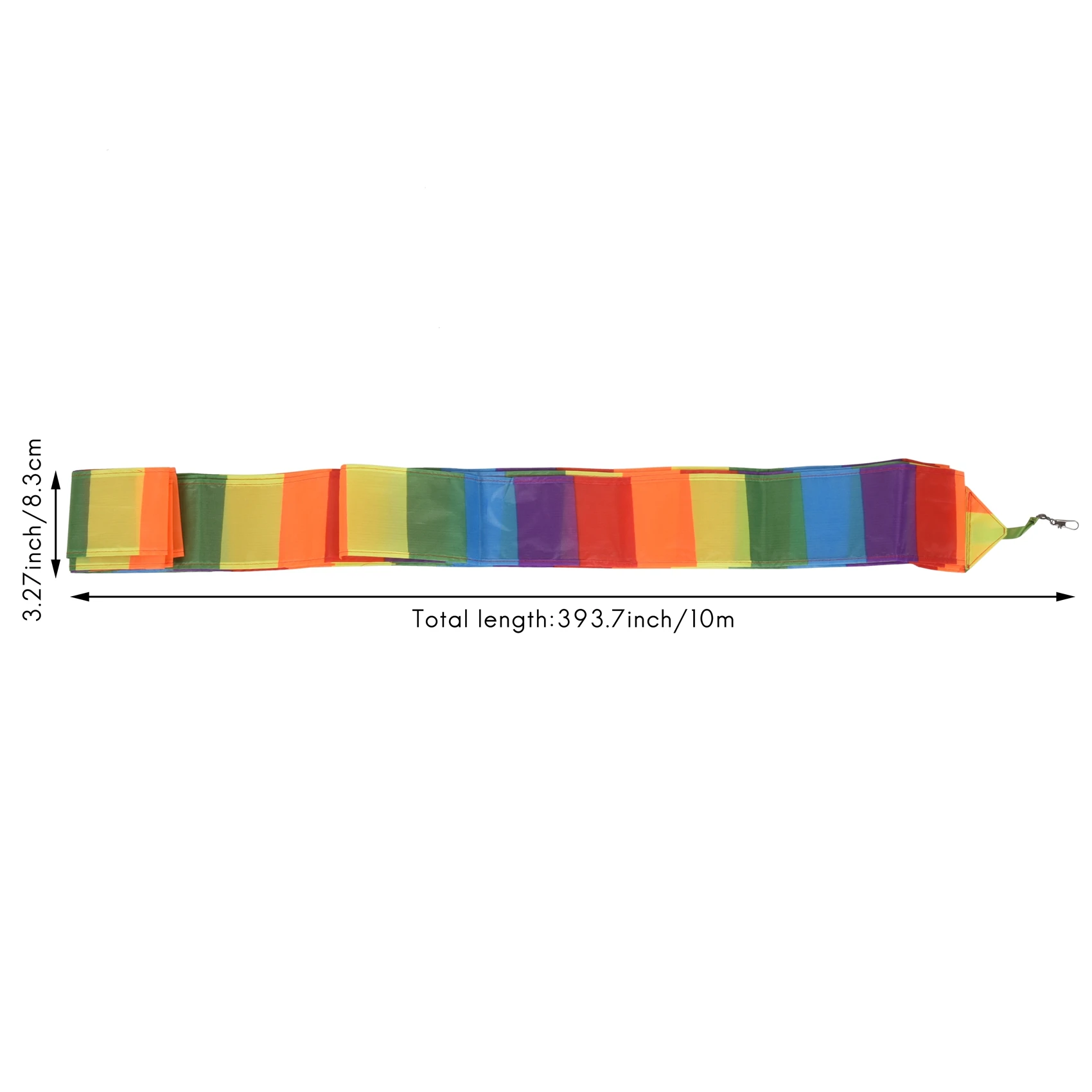Super Nylon Stunt Kite Tail Rainbow Line Kite Accessory Kids Toy 6