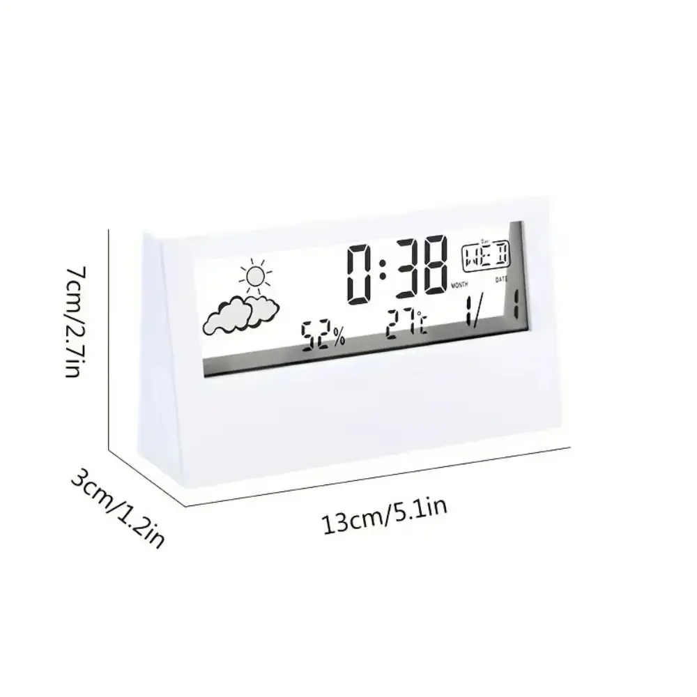 Digital Display Digital Clock Electronic Design Multifunction Features Desk Clock Decoration Style Study Design Electronic Clock