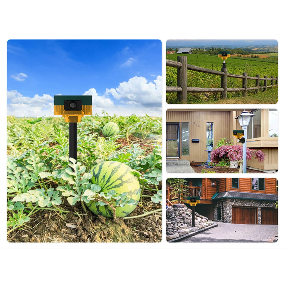 Solar Outdoor Motion Alarm For 360 Degree Infrared Sensor Sound& Light Alarm Light Herramientas Taladros Power Tool Sets