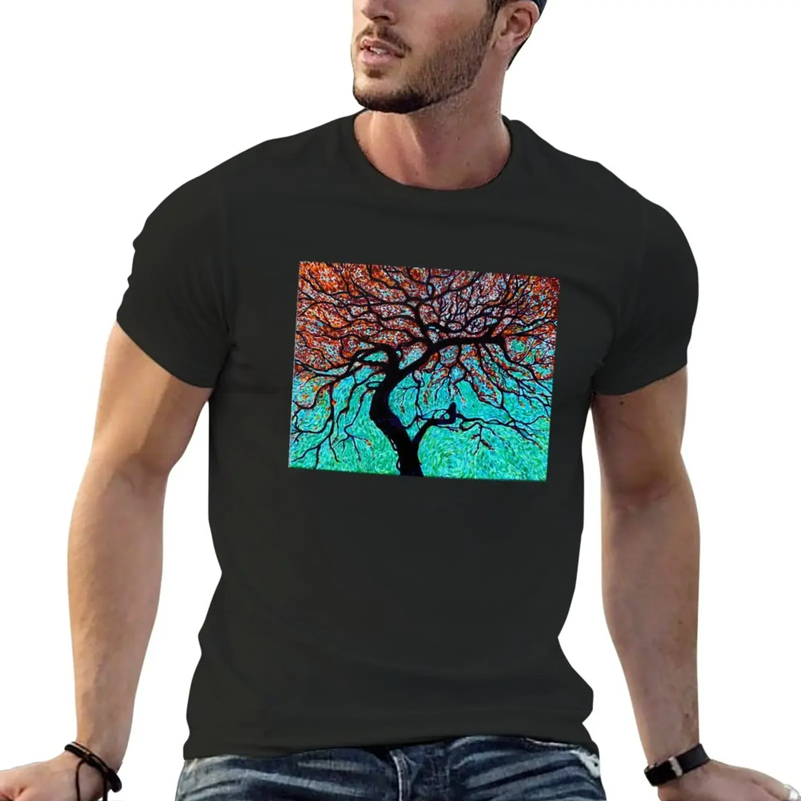 

happy little tree. T-Shirt for a boy Tee shirt plain white t shirts men